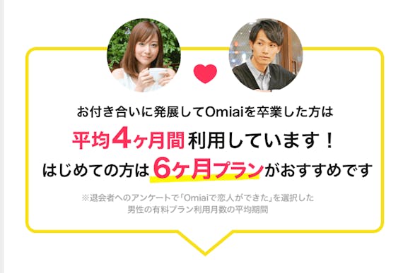 Omiai おすすめプラン